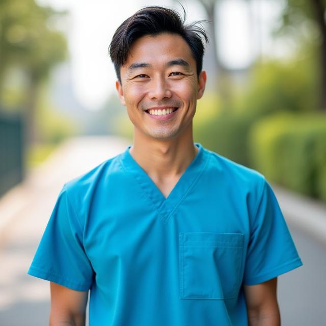 Portrait of Dr. Alex Kim, a Sports Medicine Physician